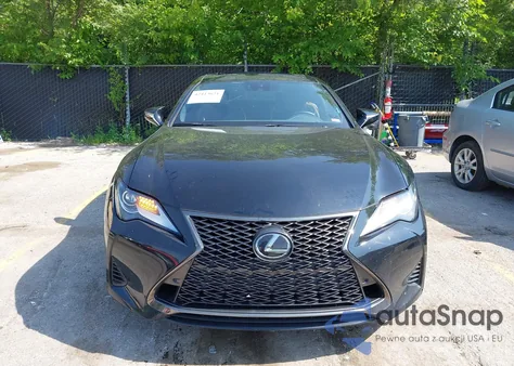 2019 Lexus Rc 300 F Sport z USA, uszkodzony, nr VIN JTHHA5BC1K5010352